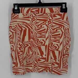 Women's ASOS Design Tennis Skort In Abstract Animal Print 2